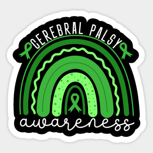 Cerebral Palsy Awareness Cerebral Palsy Rainbow Sticker